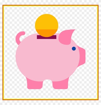 Piggy Bank Piggy Bank 2d Unbelievable Piggybank Money - Cute Money Png