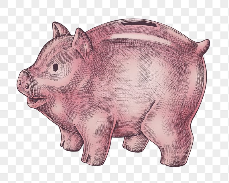 Piggy bank png business illustration | Free PNG - rawpixel