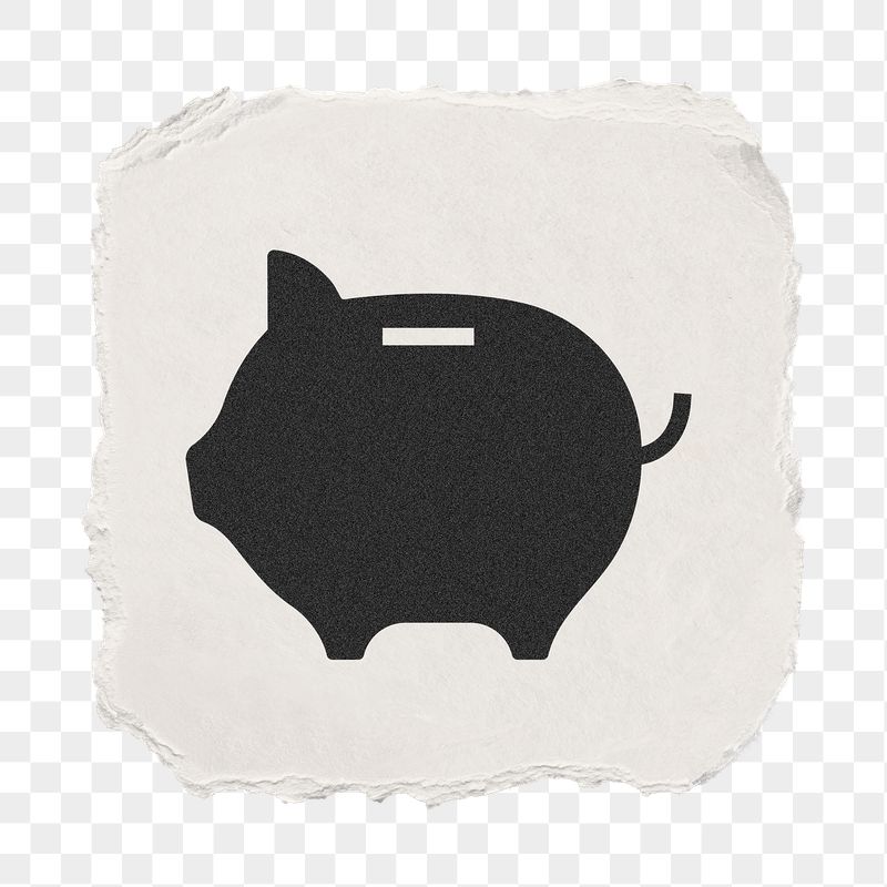 Piggy bank png icon sticker, | Free PNG - rawpixel