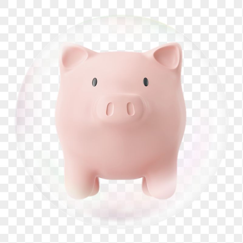 Piggy bank png sticker, financial | Free PNG - rawpixel