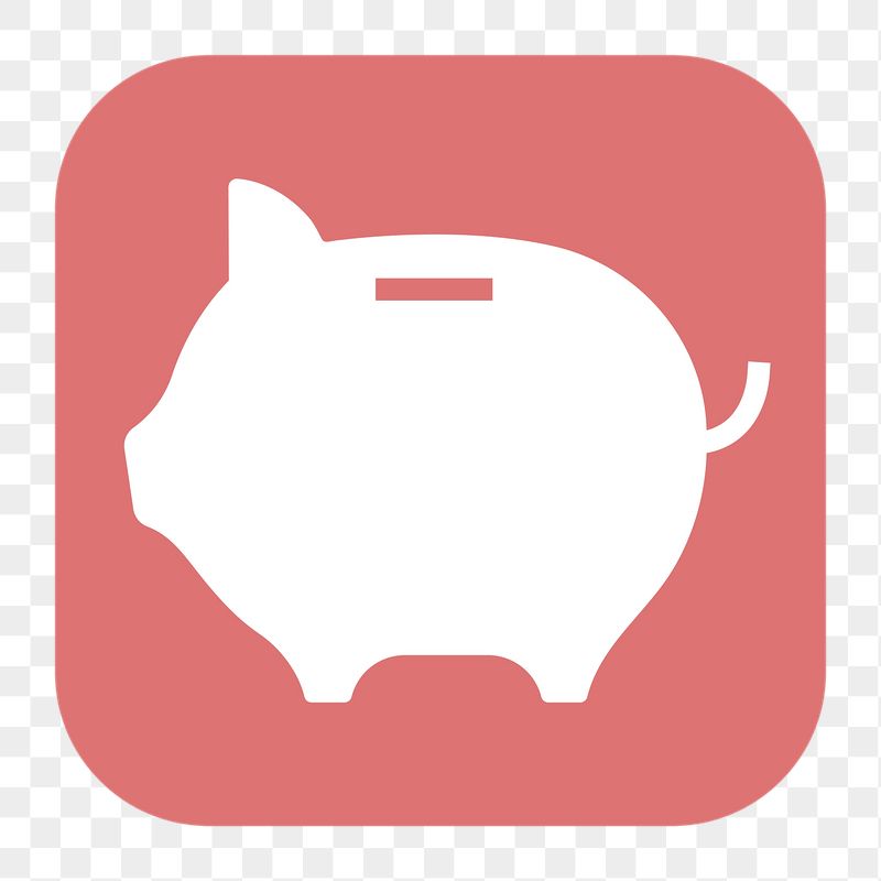 Piggy bank png sticker, flat | Free Icons - rawpixel