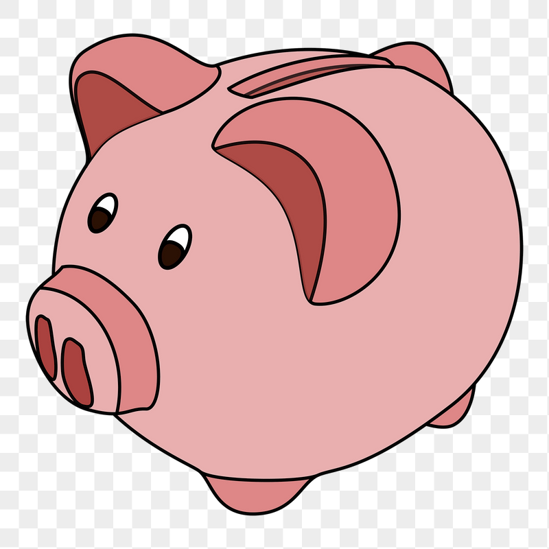Piggy bank png sticker illustration, | Free PNG - rawpixel