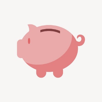 Piggy bank sticker, finance, savings | Free PSD - rawpixel
