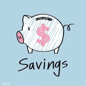 Piggy bank with a dollar sign illustration | Free stock vector - 472076