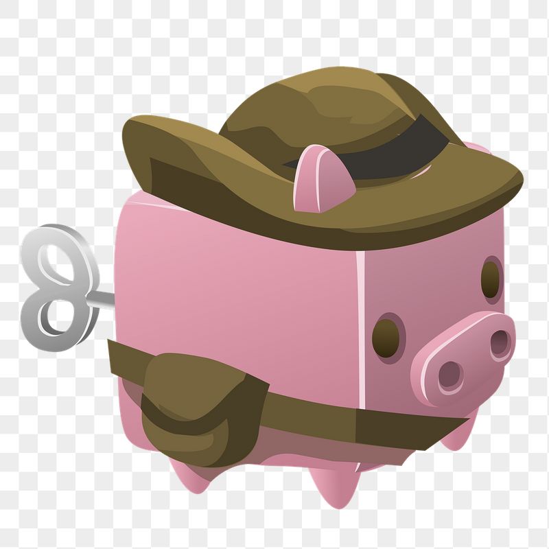 Piggy cubimal png sticker, Glitch | Free PNG - rawpixel