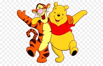 Piglet Eeyore Winnie the Pooh Tigger Clip art - Winnie the Pooh and Tiger Cartoon PNG Free Clipart 