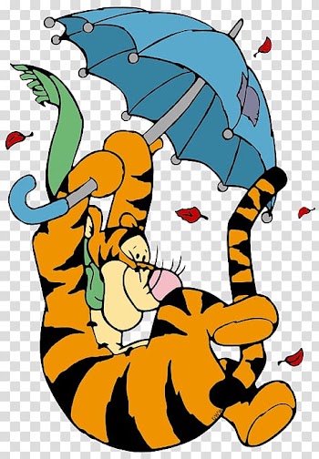 Piglet Tigger Winnie the Pooh Roo , Disney Autumn transparent background PNG clipart