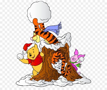 Piglet Winnie the Pooh Winnie-the-Pooh Eeyore Tigger - Winnie the Pooh and Friends with Snowballs PNG Clip Art Image 