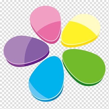 Pigment Painting, Color pigment plate transparent background PNG clipart