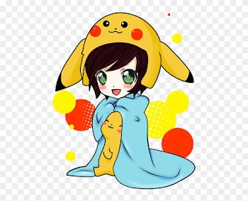 Pikachu Chibi By Sugarpixels - Chibi Girl With Pikachu