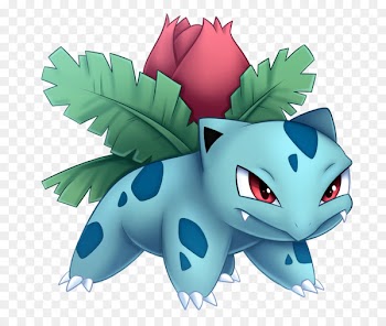 Pikachu DeviantArt Artist Larvitar - venusaur poster 