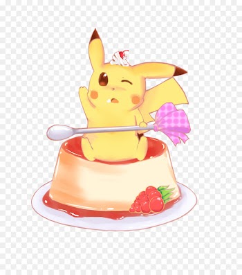 Pikachu Flan Cupcake Kawaii - pikachu 