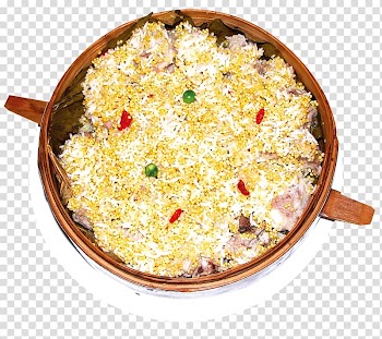 Pilaf European cuisine Vegetarian cuisine Food Vegetarianism, Steamed corn Tsai Pai transparent background PNG clipart