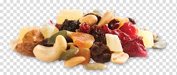 Pile of assorted fruits, Dried Fruit Mixed nuts Peanut , fruit salad transparent background PNG clipart