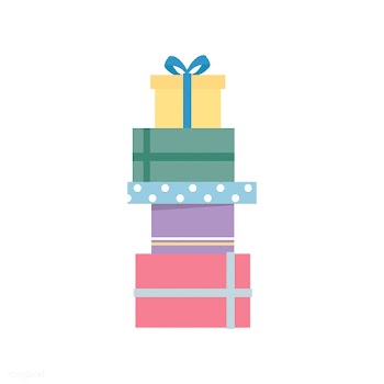 Pile of birthday presents graphic illustratio.. | Free stock vector - 429473