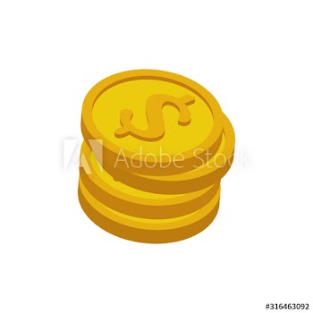pile of coins money cash design
