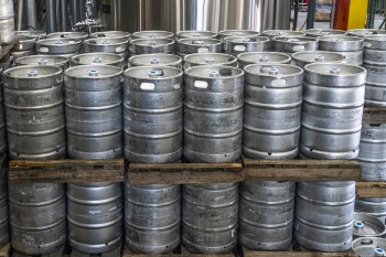 Pile of Cylinder Silver Keg Tank Lot