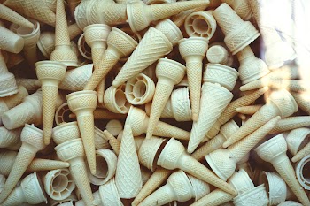 Pile of Ice Cream Cone