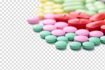 Pile of medication capsules and tablets illustration, Tablet press Die Machine press Molding, Colored pills transparent background PNG clipart