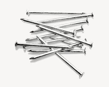 Pile of nails, collage element | Free PSD - rawpixel