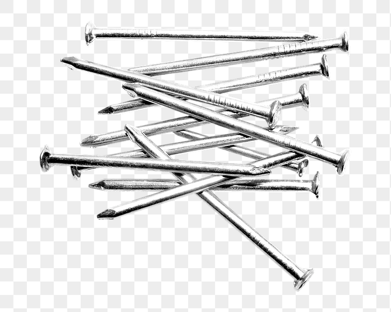 Pile of nails png sticker, | Free PNG - rawpixel