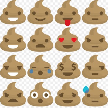Pile of Poo emoji Emoticon Emotion - Bowel movement 
