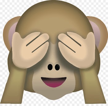 Pile of Poo emoji T-shirt Sticker Monkey - blushing emoji 