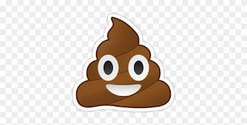 Pile Of Poo Emoji Transparent Image - Poop Emoji Transparent Background