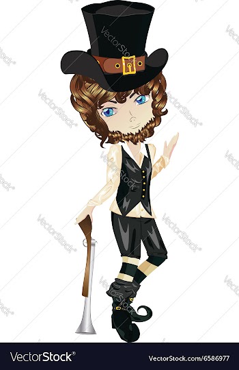 Pilgrim Boy vector image