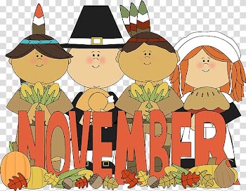 Pilgrims Thanksgiving Native Americans in the United States , November transparent background PNG clipart