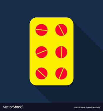 Pill medical capsule isometric vector image