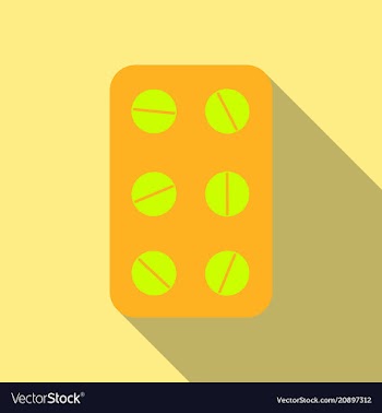 Pill medical capsule isometric vector image