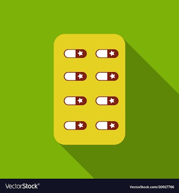 Pill medical capsule isometric vector image
