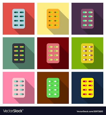 Pill medical capsule isometric vector image
