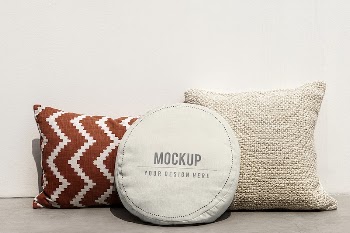 Pillow cushion cover mockup psd | Free PSD Mockup - rawpixel