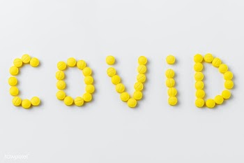 Pills for COVID-19 on a white background | Free  photo - 2300068