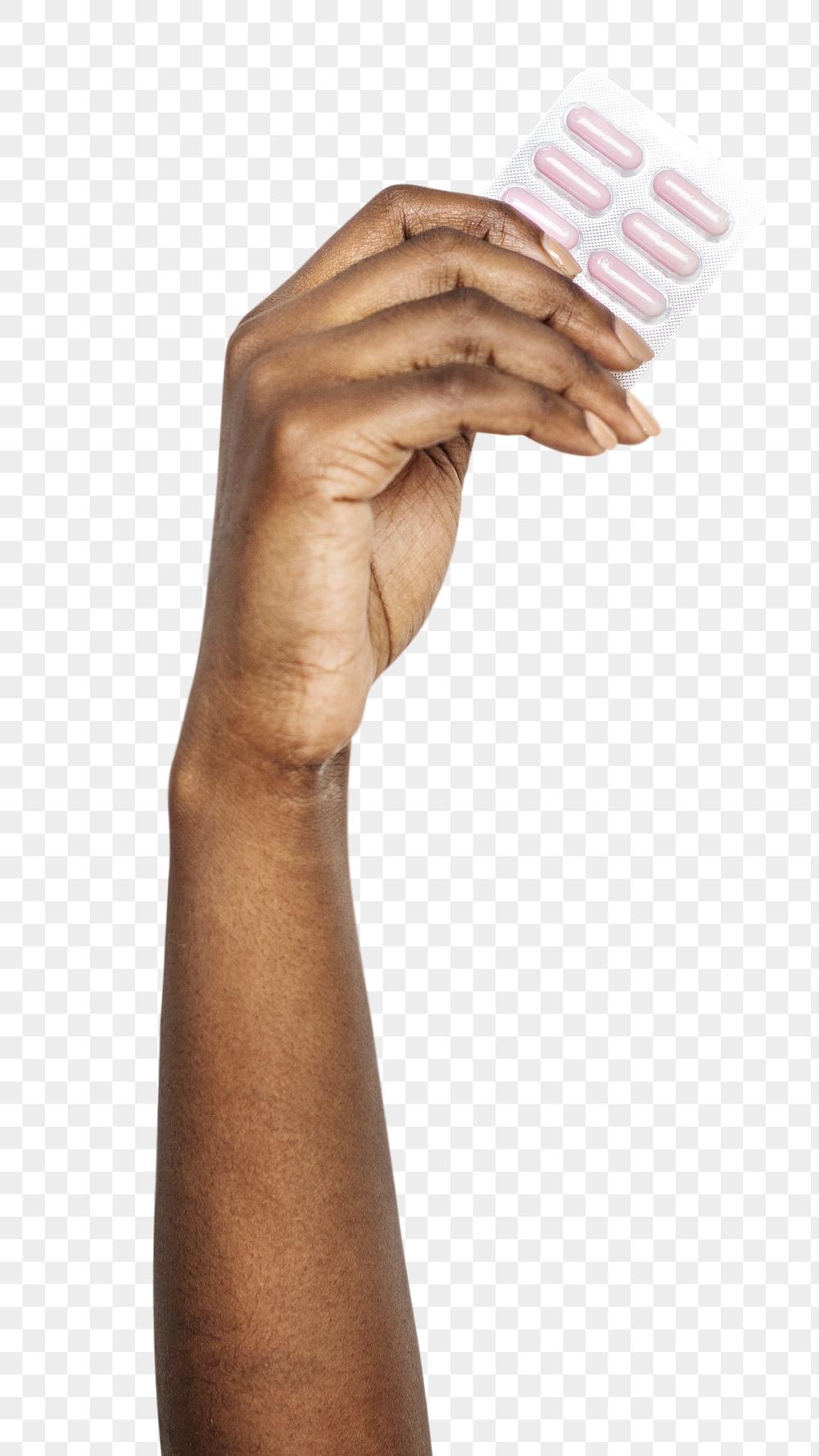 Pills png in black hand | Free PNG - rawpixel