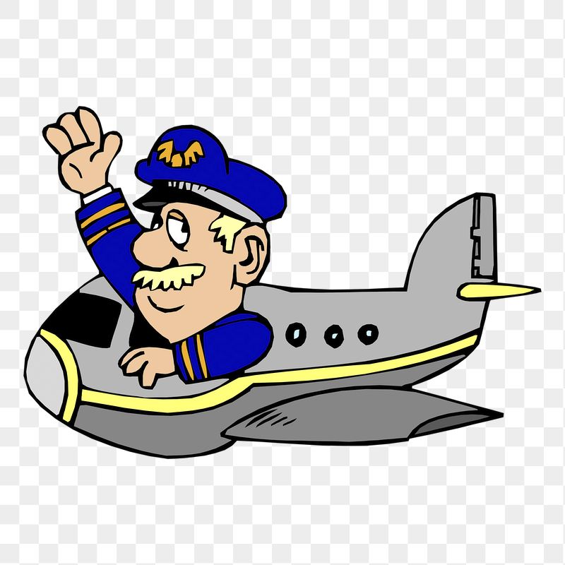Pilot cartoon png sticker, transparent | Free PNG - rawpixel