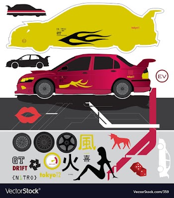 Pimp my car vector image