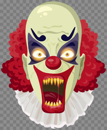 Pin by Anahita Daklani on Halloween clipart | Scary clowns ...