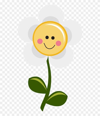 Pin By Carlota Rodriguez On Flores-primavera - Happy Flower Clipart