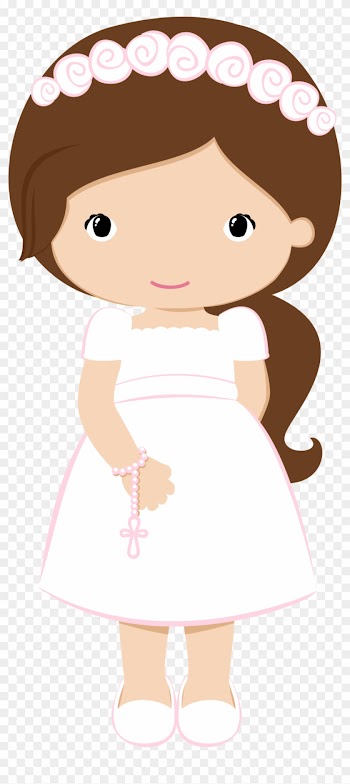 Pin By Dennise Ruiz On Clip Art - Niña Para Primera Comunion