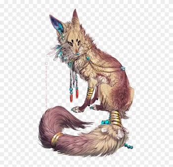 Pin By Josette Weiss On Mythical Beasts Stuffs - Anime Native American Wolf