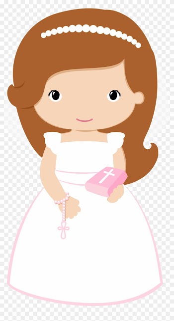 Pin By Monika K - First Communion Girl Clipart