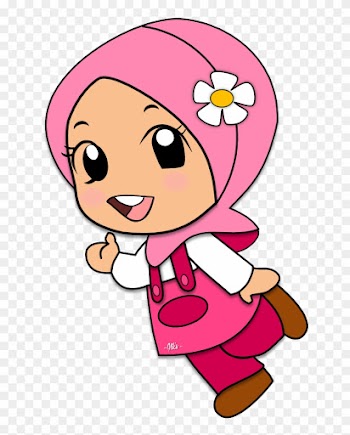 Pin By Nik Mahzon On My Handmade Doodles - Muslim Girl Clipart