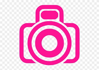 Pin Camera Clip Art Transparent - Pink Camera Icon Png