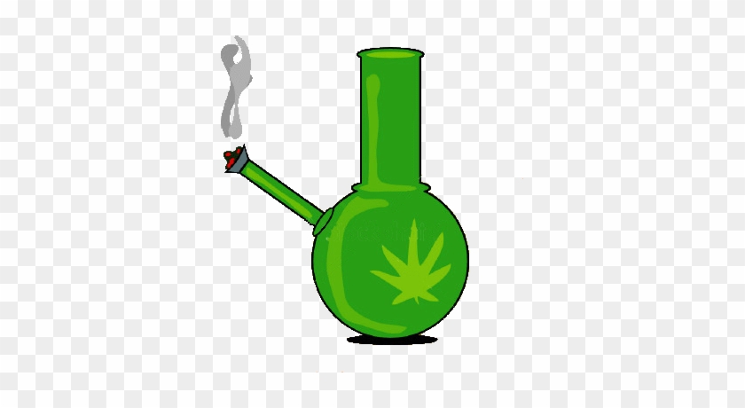 Pin Cannabis Clip Art - Cartoon Bong