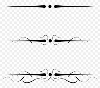 Pin Fancy Clipart Designs - Text Underline Png