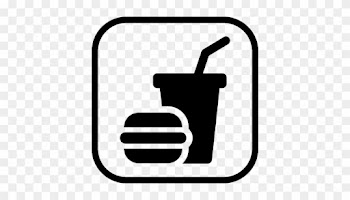 Pin Fast Food Restaurant Clipart - Fast Food Restaurant Black And White