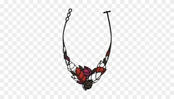 Pin Necklace Clipart Png - New Colorful Leaf Necklace, Multicolor